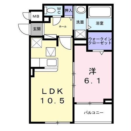 グレース讃良の物件間取画像